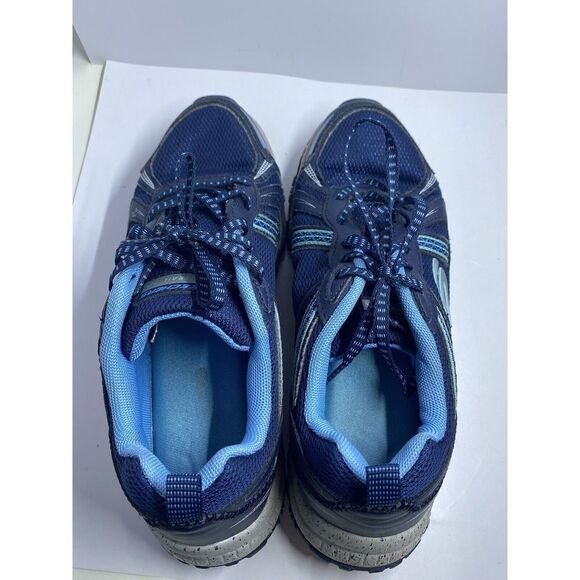 Sketchers Hillcrest Women's Trail Running Shoes 149820W, Size 7 Blue - Picture 3 of 8